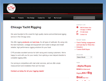 Tablet Screenshot of chicagoyachtrigging.com